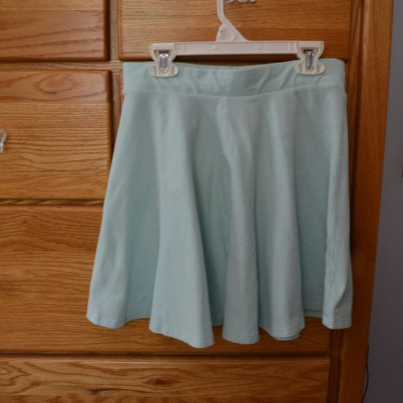 Sky Blue Skater Skirt - Picture 2 of 3